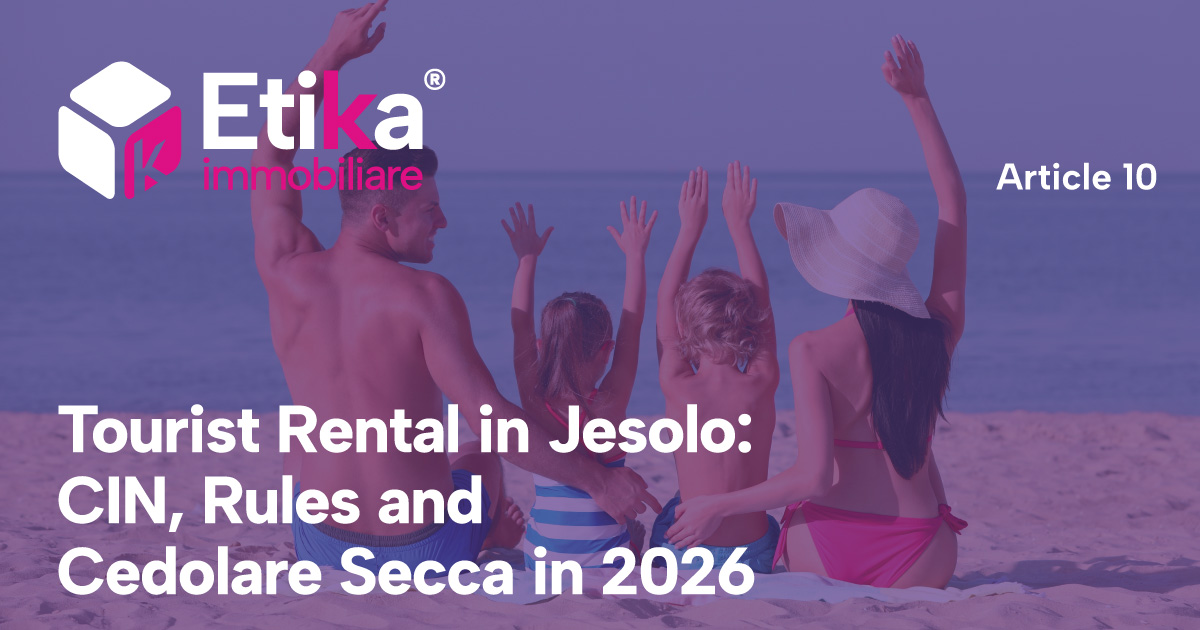Tourist Rental in Jesolo: CIN, Rules and Cedolare Secca in 2026